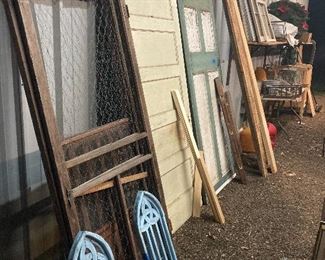 Screen doors, solid panel doors