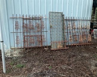 Iron Gates and fencing...
