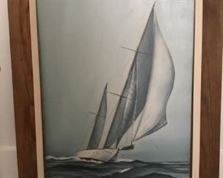 Nautical Oil Painting