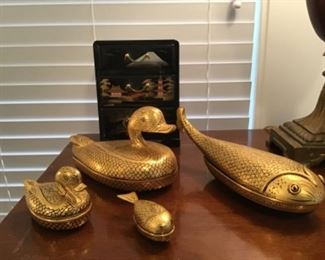 Gold Lacquer Boxes