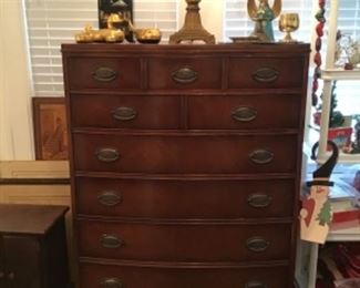 Vintage Mahogany Chest Of Drawers