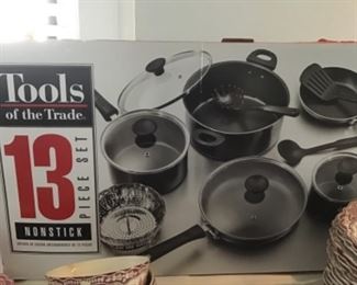 New Nonstick Cookware in box