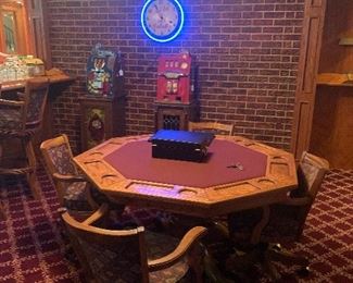 Game table with chairs