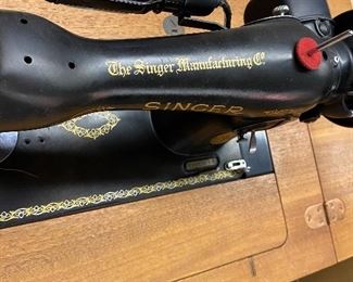 Antique Singer Sewing Maching Model AJ313066