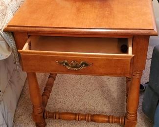 'TELL CITY'.. MAPLE END TABLE