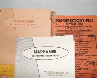 1955-66 Nappanee Phone Books