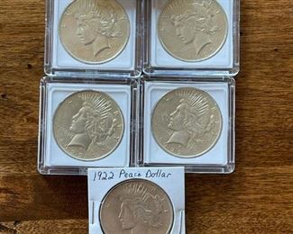PEACE Silver Dollars