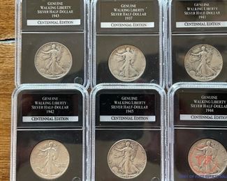 Walking Liberty Silver Half Dollars