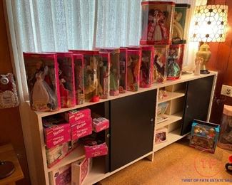 Large Collection of Barbies