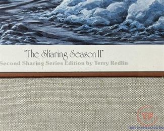 TERRY REDLIN "The Sharing Season II" Signed Limited Edition