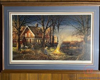 TERRY REDLIN "Autumn Evening" Signed Limited Edition