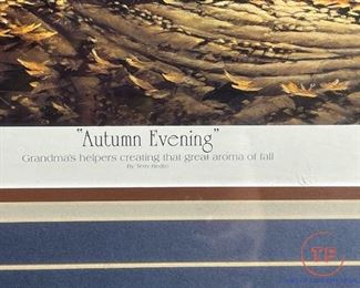 TERRY REDLIN "Autumn Evening" Signed Limited Edition