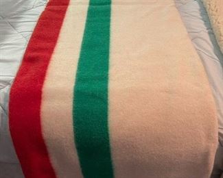 Vintage Wool 4 Point HUDSON BAY Blanket
