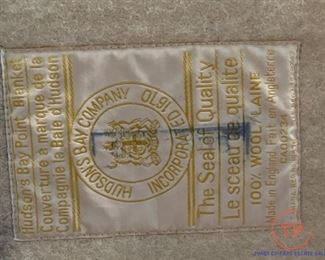 Vintage Wool 4 Point HUDSON BAY Blanket