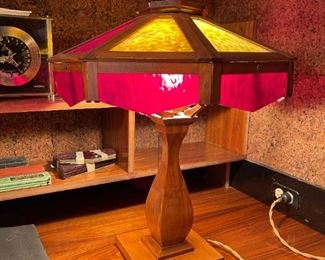 Handmade Stain Glass Table Lamp
