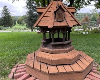 Lighted Gazebo Yard Art Display