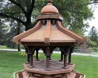 Lighted Gazebo Yard Art Display