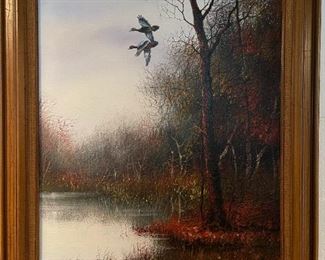 Original Oil on Canvas by BARRINGER