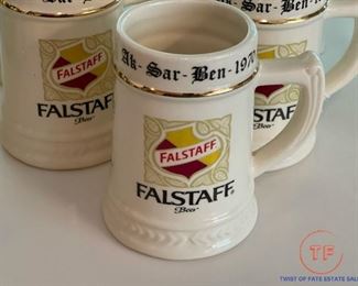 AKSARBEN 1970 FALSTAFF Steins