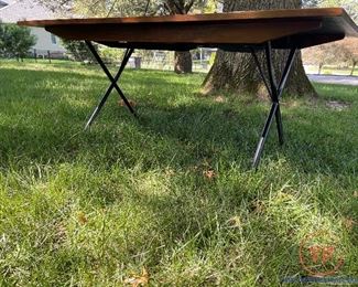 GEORGE NELSON / HERMAN MILLER - X Base Extension Dining Room Table