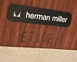  CHARLES EAMES Herman Miller Aluminum Group Walnut Top Dinette Table