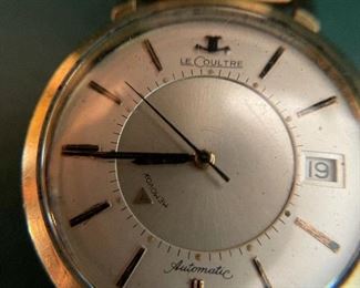 Vintage Men's LECOULTRE Automatic Memovox Alarm + Date Wristwatch (Gold Filled Case) - WORKS