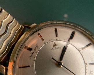 Vintage Men's LECOULTRE Automatic Memovox Alarm + Date Wristwatch (Gold Filled Case) - WORKS