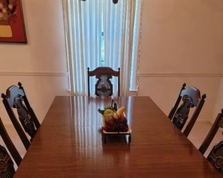 Dinning Table with 6 Chairs and matching China Cabinet 