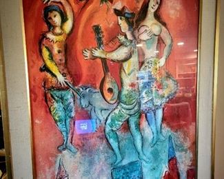 Marc Chagall poster, THE MET OPERA. $395 or bid #32