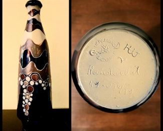 Goebel art pottery vase $150 or bid#28