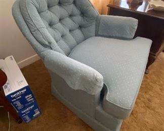 Vintage Ethan Allen Upholstered Chairs