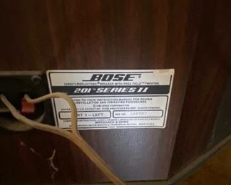 Bose 201 Series II Speakers 