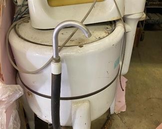 Antique Maytag washing machine with wringer