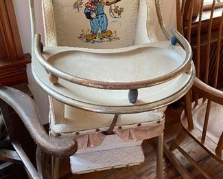 Padded Vintage highchair