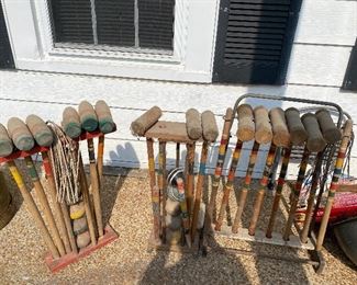 vintage croquet sets