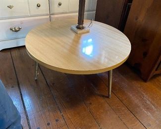MCM round coffee table