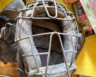 Vintage baseball catchers' mask