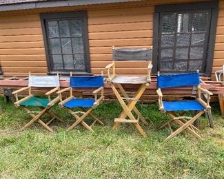 Canvas director chairs