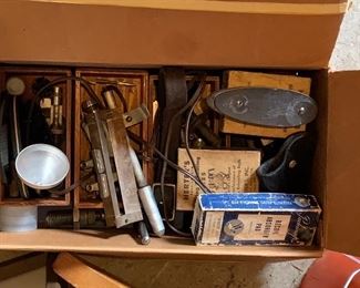 Items for cleaning a gun