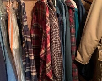Vintage XL Mens shirts wool and others