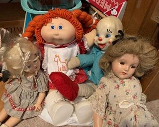 Cabbage Patch, creepy clown, dolls and more