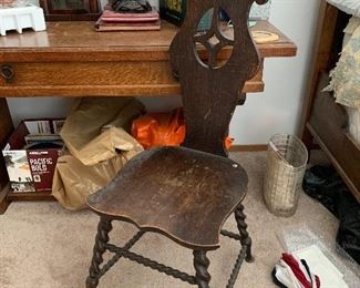 Barley twist vintage musicians chair