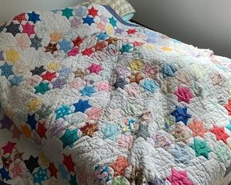 One of several hand made quilts