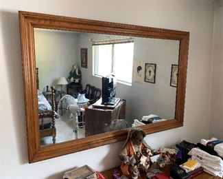 Ethan Allen framed mirror