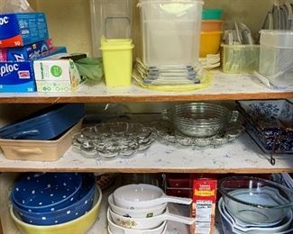 Pyrex and other baking items