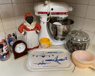 Boeing, Kitchen Aid, Disney, Fire King and Black Americana