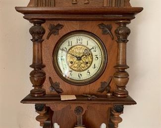 German wall clock 1880