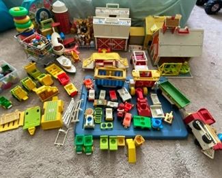 Large Lot of Playschool/Fisher Price Toys