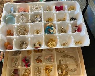 Costume Jewelry (Vintage Earrings)