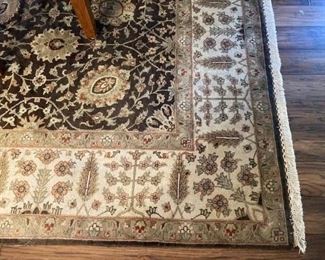 Beautiful tightly woven hand made oriental rug.  8 X 10 approx.